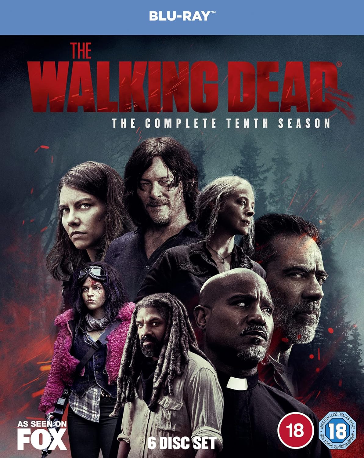 The Walking Dead The Complete Tenth Season [ Blu-ray ] [ 2021 ] [ Region Free ]